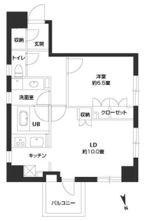 パークキューブ銀座イースト 間取り図