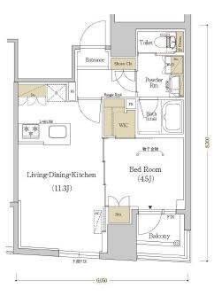 アーバネックス日本橋水天宮  間取り
