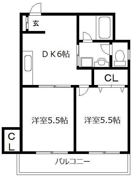 岩井ハイツ 間取り