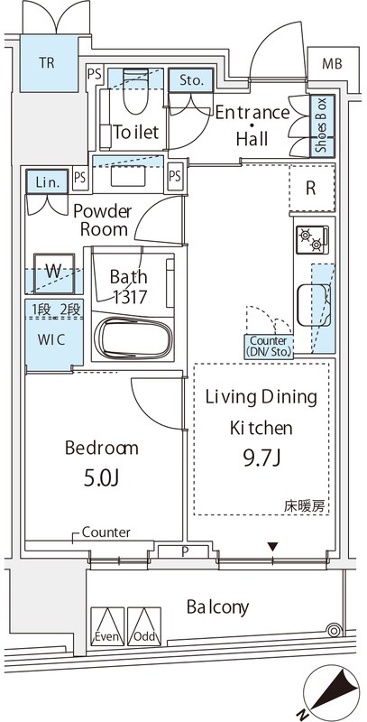 ミレアコート銀座プレミア 間取り