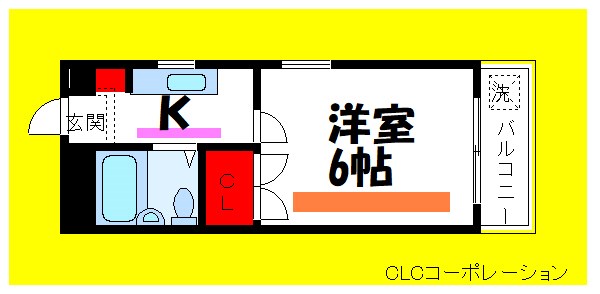 メゾン類光 401号室 間取り