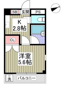 コートアネックスⅡ 206号室 間取り