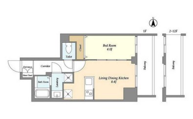 Augusta　Residence　新小岩 間取り