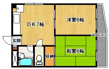 インフィニ   203号室 間取り