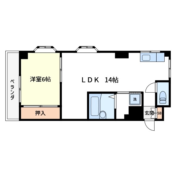 メゾン恵 105号室 間取り