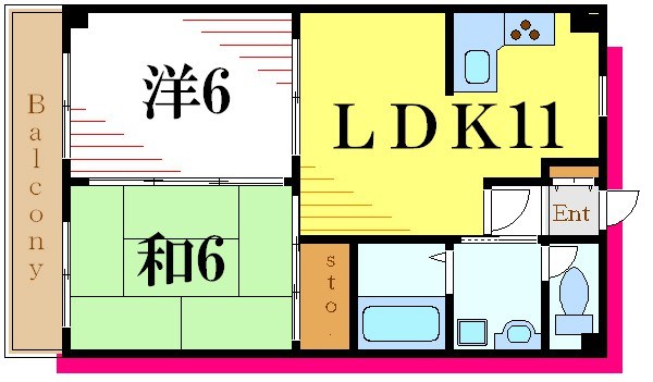 エクセルコート 間取り図
