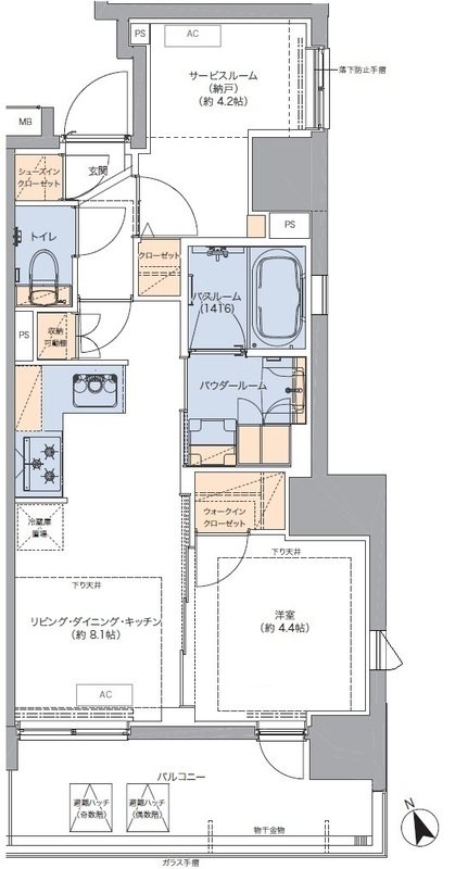 トラディティオ門前仲町 間取り