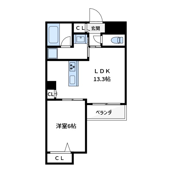 メゾンクレール谷在家 間取り