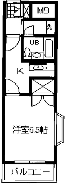 第６頼長ビル 301号室 間取り
