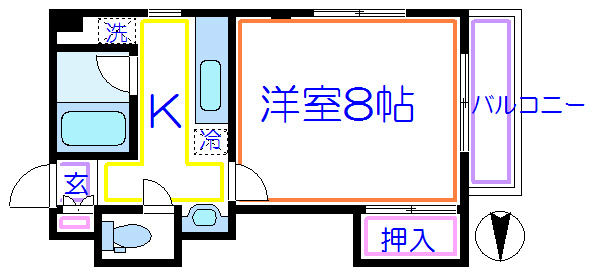 コスモビュー  間取り