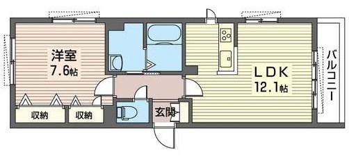 シャーメゾン　アスシア 間取り
