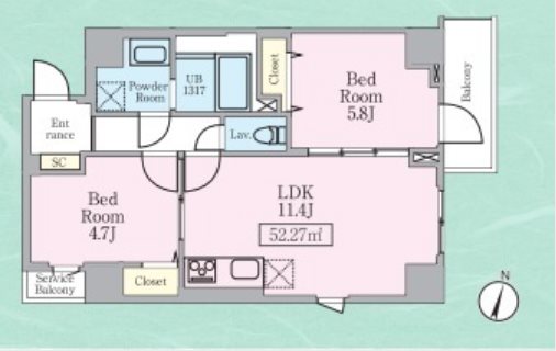 THE　ROOM    間取り図