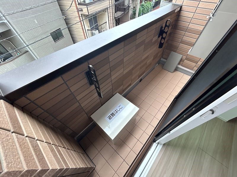 ハピネス ミノリ ベランダ