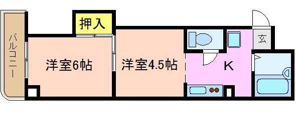 ハイム栄Ⅰ 間取り