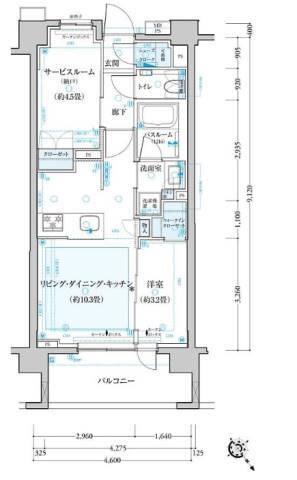 クリオ町屋ウエストマークス 間取り
