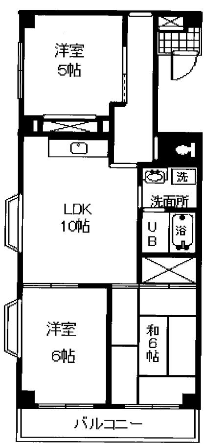 アネックス仲松 501号室 間取り