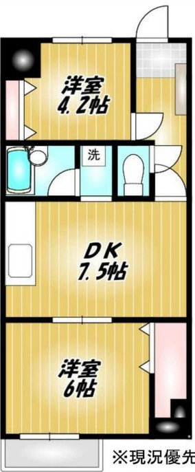 サンクレール青井 307号室 間取り