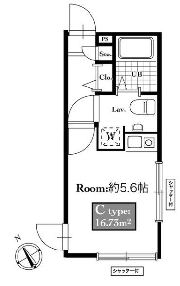 Ritz　Asukayama 間取り