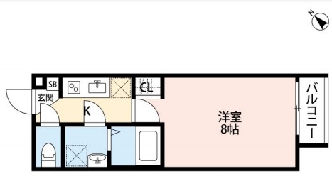 ブルージュ篠崎 間取り図