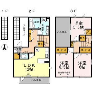 フローラ  間取り図