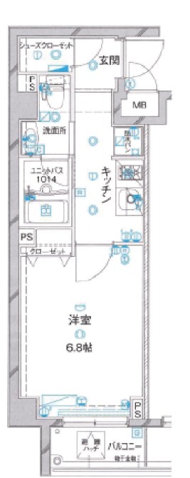 Sin-City町屋   間取り