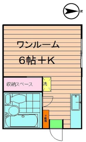 カノンコーポ 間取り図