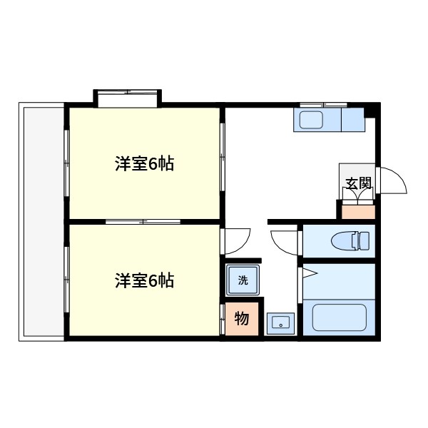 コーポベルシップ 間取り図