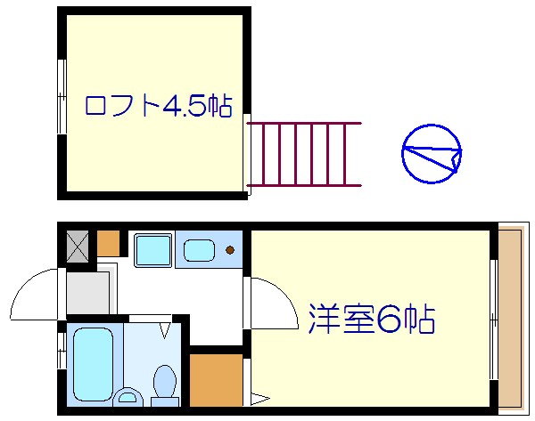 アン・フィオーレ渋木 間取り図