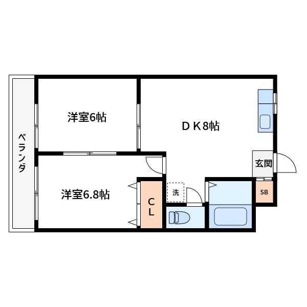 ハイムセリゼ1番館 間取り図