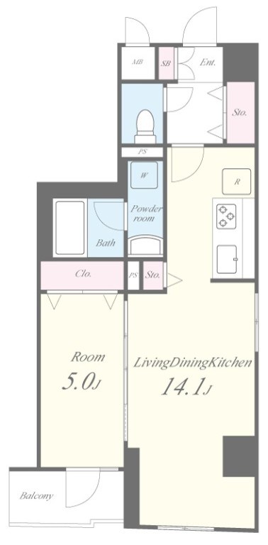 Une Lumière 間取り