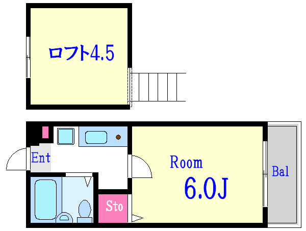 アン・フィオーレ渋木 間取り図