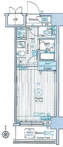 ガーラ・シティ深川扇橋 間取り