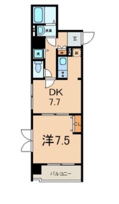 RADIANT　IWAIDA    間取り図