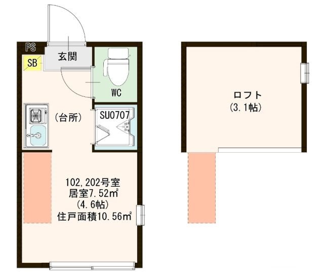 ハーモニーテラス南砂町 間取り図