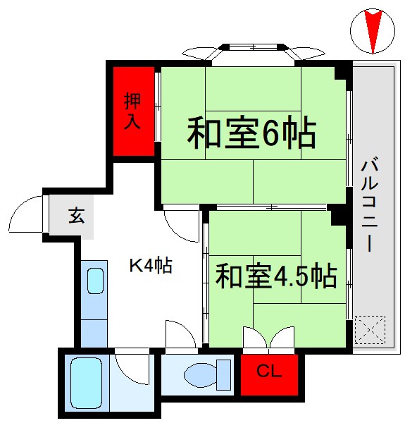 THコーポ 間取り