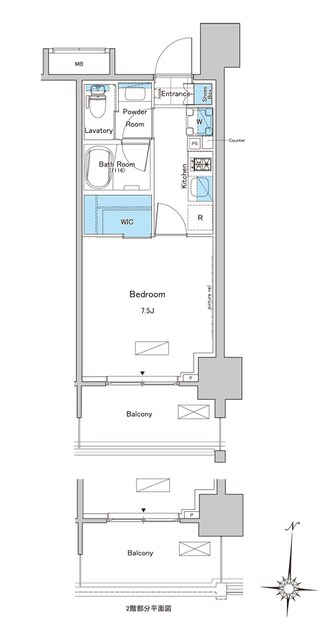 ルフォンプログレ清澄白河プレミア 間取り