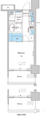 ルフォンプログレ清澄白河プレミア 間取り