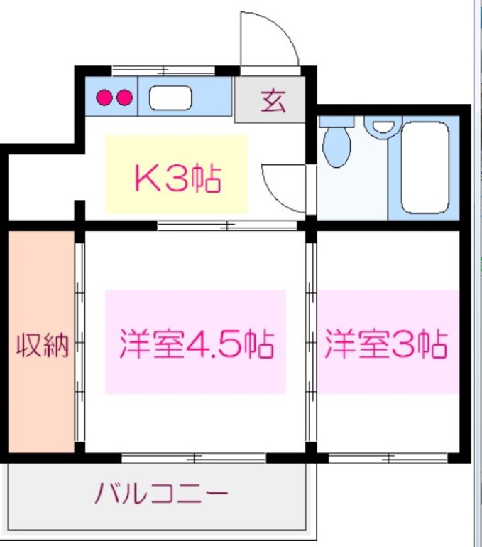 幸興業ビル 間取り図