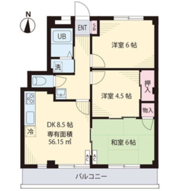 ランドモール 間取り