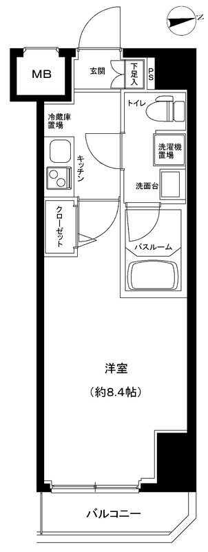 パティーナ住吉Duo 間取り