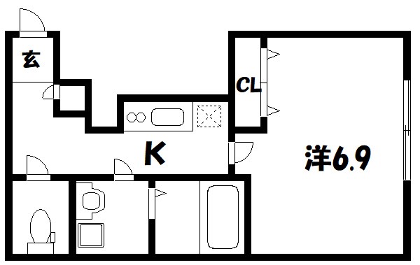 MQuarto瑞江Ⅱ 間取り