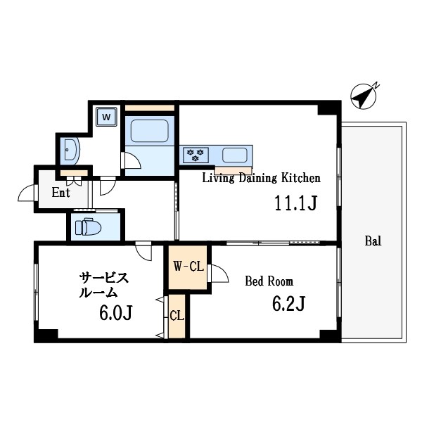 KDXレジデンス瑞江 間取り