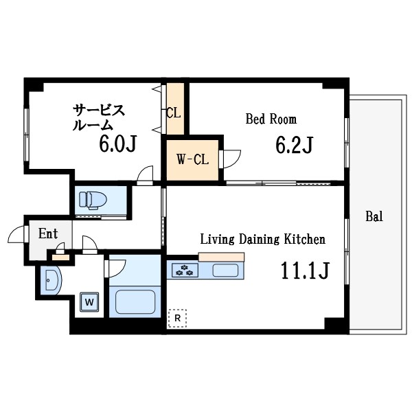 KDXレジデンス瑞江 間取り