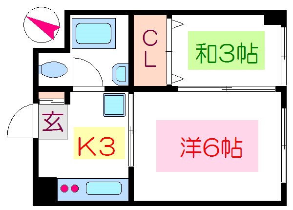 第２ナカヤビル 間取り図