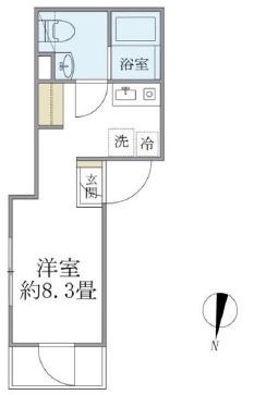 フリービング南千住  間取り