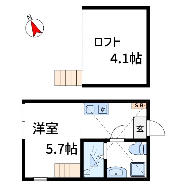 Tクラシア篠崎 間取り