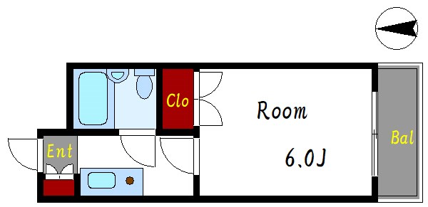 ミントハウス６ 間取り図