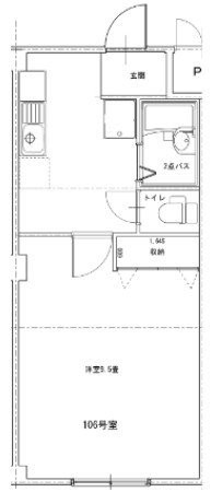 サンハイムイクタ    間取り
