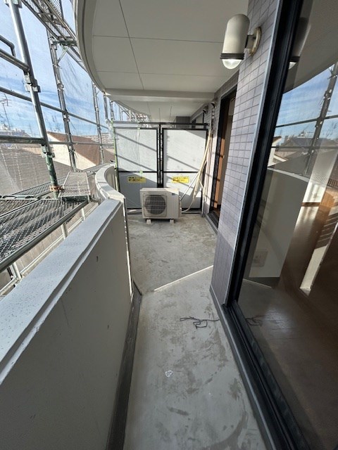 プワソンルージュ ベランダ