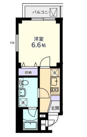 クレシェンド田端 間取り